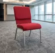 Heavy-Duty Stackable Event Chair - Red - 1