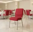 Heavy-Duty Stackable Event Chair - Red - 2