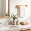New Look Bamboo Towel Holder - 1