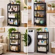4-Tier Storage Rack with Wheels - 3