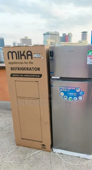 MIKA 211 Litres Refrigerator - Silver