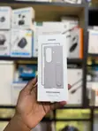 Samsung Galaxy Z Fold 8 Ultra Kesi ya Silicone ya Kusimama - Kijivu - 1