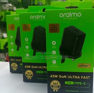 Oraimo PowerGaN 451 - 45W USB-C Fast Charging Adapter