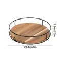 Wooden Rotating Lazy Susan - 2