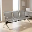 Grey Non-Padded Waiting Bench - 1