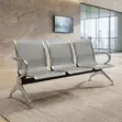 Grey Non-Padded Waiting Bench - 2