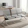 Grey Non-Padded Waiting Bench - 4