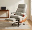 Professional Executive Leather Desk Chair - Brown - 5