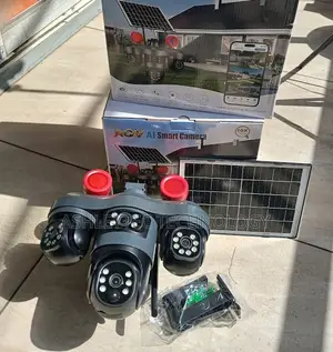 V380 Pro Four-View Solar 4G Camera
