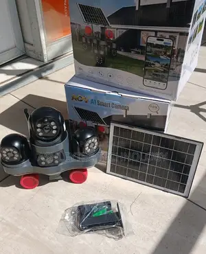 Kamera ya CCTV ya Solar ya V380 Pro Quad Lens