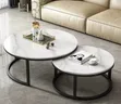 2 in 1 Marble Nesting Tables - 1