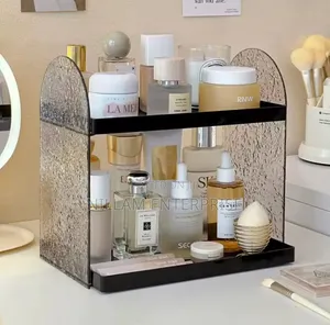 Acrylic Wavy Vanity Perfume/Cosmetic Rack