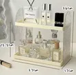 Acrylic Wavy Vanity Perfume/Cosmetic Rack - 2