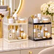 Acrylic Wavy Vanity Perfume/Cosmetic Rack - 4