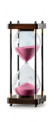 Sand Hourglass with Bamboo Base Stand - 3
