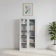 Executive Glass Door Cabinet | High Storage - 3