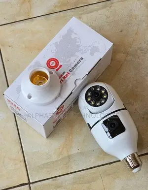V380 App Dual-Lens PTZ Indoor Bulb Camera