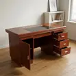 Executive Mahogany-Finish Office Desk (1.4M) - 4