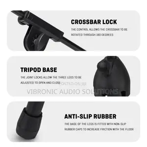 Bomge Adjustable Floor Standing Microphone Stand