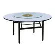 Custom Circular Multipurpose Table with Foldable Legs - 1