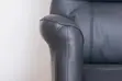 Executive Leather Reclining Desk Chair - 4