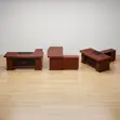 1600mm Mahogany Manager's Table with Extension - 1
