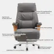 Executive High Back Office Chair - Gray - 1