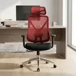 Ergonomic Office Chair - Red - 3
