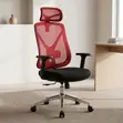 Ergonomic Office Chair - Red - 5