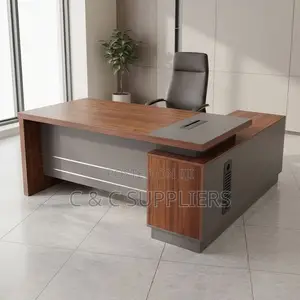 1.6m Wooden Manager's L-Shaped Table