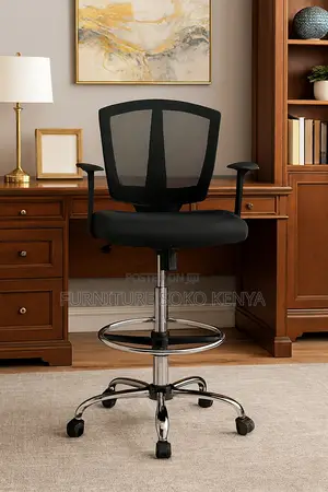 Mesh Reception Chair | Mid Back Ergonomic Office Chair