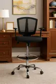Mesh Reception Chair | Mid Back Ergonomic Office Chair - 1