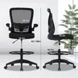 Mesh Reception Chair | Mid Back Ergonomic Office Chair - 2
