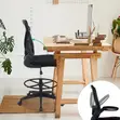 Mesh Reception Chair | Mid Back Ergonomic Office Chair - 5