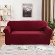 Maroon 3-Seater Sofa Cover - Brand New - 1