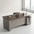 1800mm L-Shaped CEO Task Table - 1
