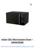 20L Haier Microwave Manual - Nyeusi - 2