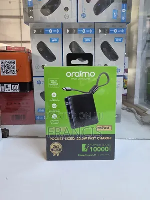 Oraimo 10000mAh Power Bank - 22.5W Fast Charging