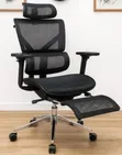 Ergonomic Orthopedic Office Chair with Footrest - 2