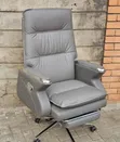 Boss Reclining Office Chair - Grey Leatherette - 2