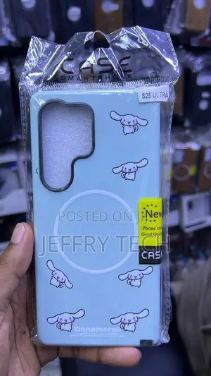 Sanrio Cinnamoroll Light-Blue Matte TPU Case kwa Samsung Galaxy S25 Ultra