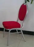 Kiti cha Mlo wa Kula Chenye Rangi Nyekundu, Kinachoweza Kuwekwa Juu - 1