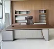 Executive CEO Office Desk - 2.4m, Brown - 1