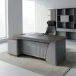 Executive CEO Office Desk - 2.4m, Brown - 5