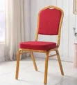 Stackable Red Banquet Chair - 2