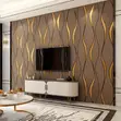 Striped Non-Woven Wallpaper - 2