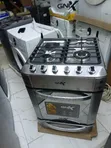 Gnix 60x60 Cooker with Gas Sensor and Electric Oven - 1