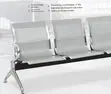 3-Seater Reception Waiting Bench - 5