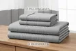 Striped Bedsheets Set (6x6) - 1