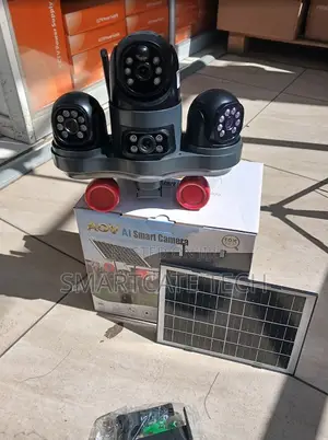 V380 Triple View Solar CCTV Camera